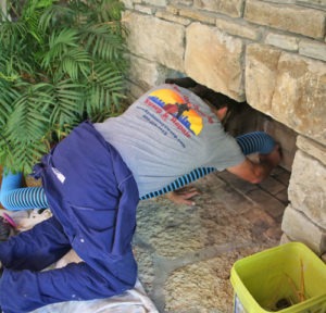 louisville ky expert chimney sweep inspecting and cleaning chimney